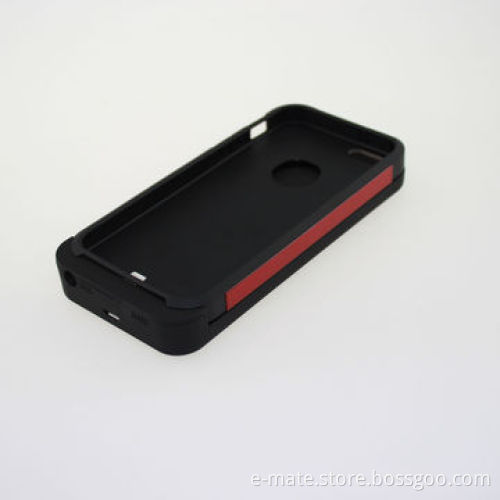 Detachable Solar Power Case for iPhone 5/5S/5C, It Combines 2 Functions(Case and Solar Power Bank)